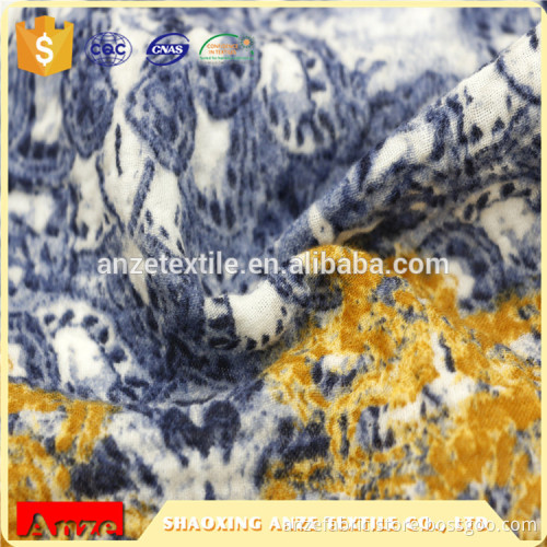 New style wholesale petal pattern double gauze fabric
